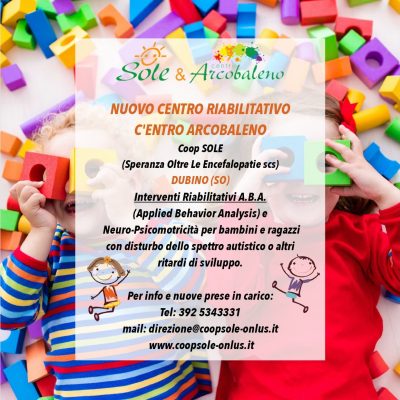 14/09/2021: APERTURA “C’ENTRO ARCOBALENO” A DUBINO